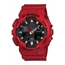 Zegarek Casio G-SHOCK Standard Analog Digital  GA100B 4A - czerwony